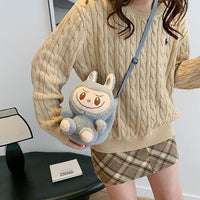 Thumbnail for Plush Labubu Crossbody Bag - ArtGalleryZen