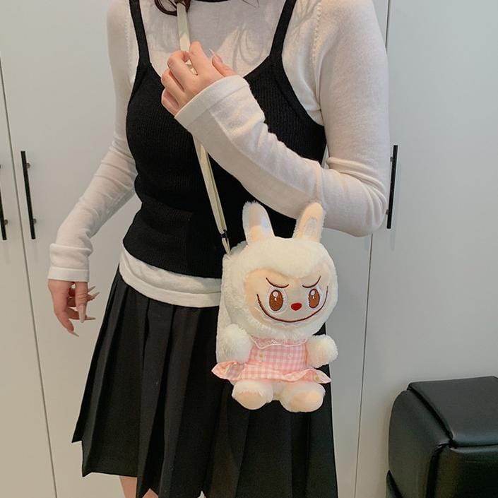 Plush Labubu Crossbody Bag - ArtGalleryZen