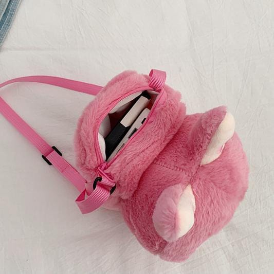Plush Labubu Crossbody Bag - ArtGalleryZen