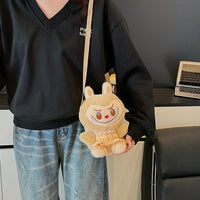 Thumbnail for Plush Labubu Crossbody Bag - ArtGalleryZen