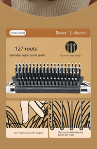 Thumbnail for Portable Folding Cushion with Mirror Mini Massager Integrated Comb - ArtGalleryZen