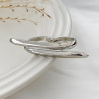 Thumbnail for Punk Exaggerated Long Bar Double Finger Ring - ArtGalleryZen