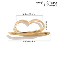 Thumbnail for Punk Exaggerated Long Bar Double Finger Ring - ArtGalleryZen