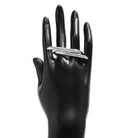 Thumbnail for Punk Exaggerated Long Bar Double Finger Ring - ArtGalleryZen