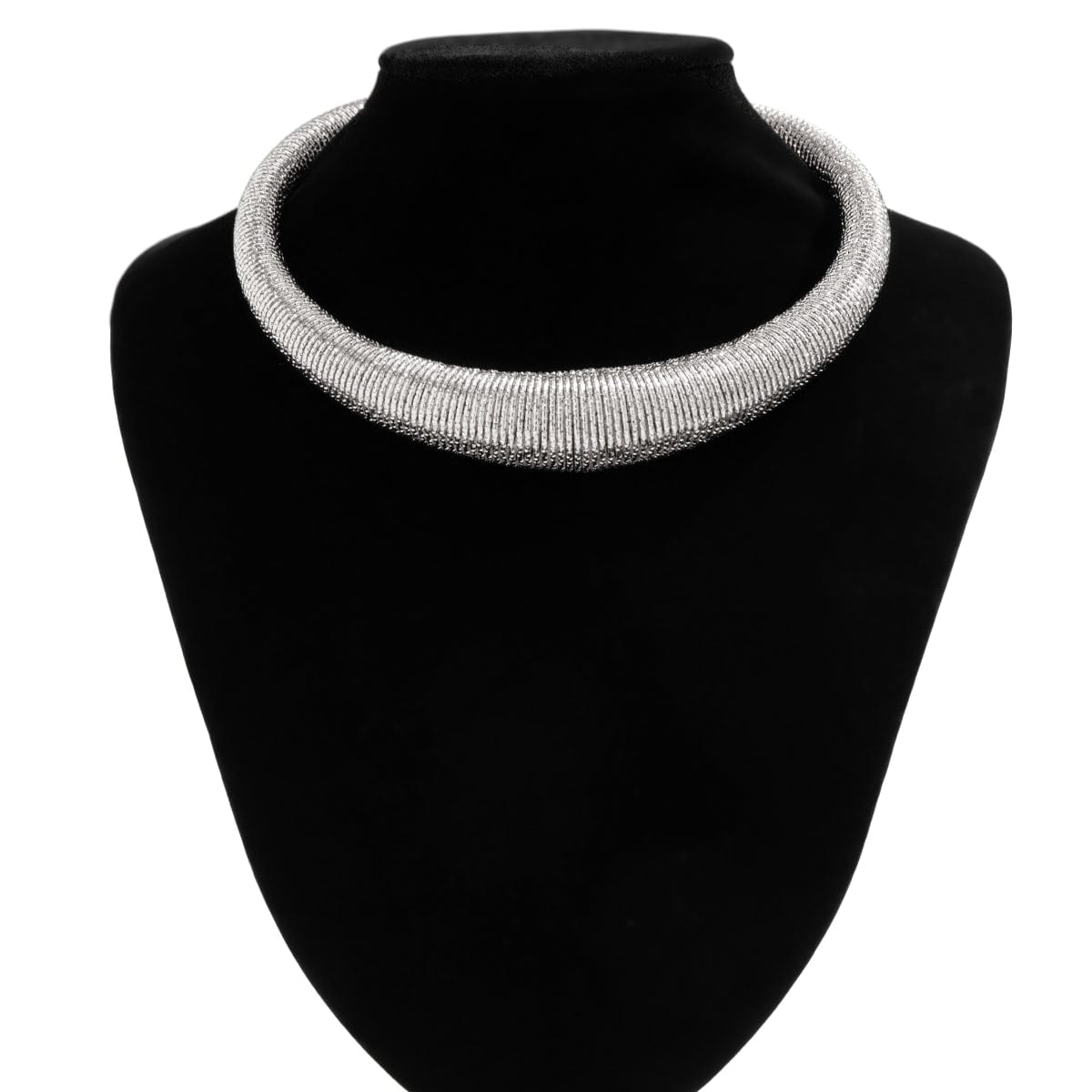 Punk Spring Metal Thick Chokers Collar Necklace - ArtGalleryZen