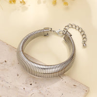 Thumbnail for Punk Stretch Metal Chunky Bangle Bracelet