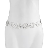 Thumbnail for Punk Style Pleated Round Disk Waist Chain - ArtGalleryZen