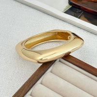 Thumbnail for Red Chunky Square Bangle Bracelet Set - ArtGalleryZen