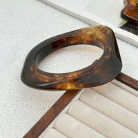 Thumbnail for Retro Chunky Gradient Amber Bangle Bracelet Set - ArtGalleryZen