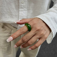 Thumbnail for Retro Chunky Gradient Resin Ring - ArtGalleryZen