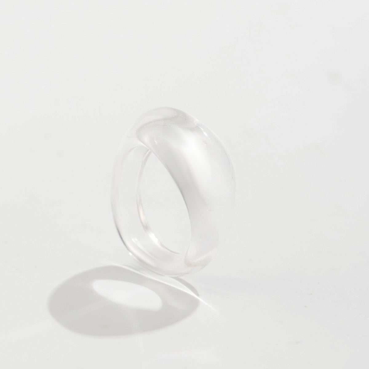 Retro Chunky Gradient Resin Ring - ArtGalleryZen