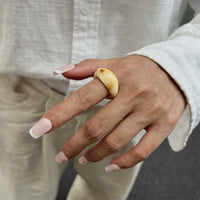 Thumbnail for Retro Chunky Gradient Resin Ring - ArtGalleryZen