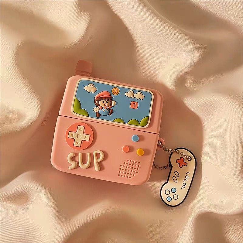 Retro Classical Super Mario AirPods Earphone Case - ArtGalleryZen