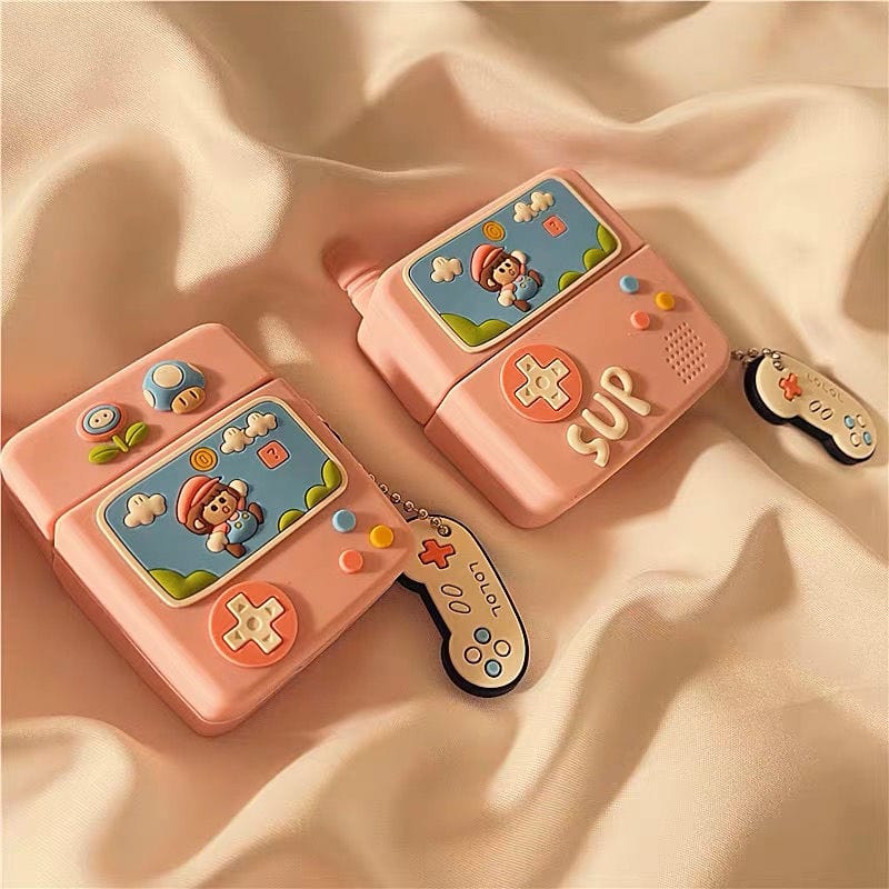 Retro Classical Super Mario AirPods Earphone Case - ArtGalleryZen