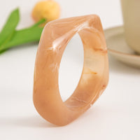 Thumbnail for Retro Irregular Gradient Resin Bangle Bracelet