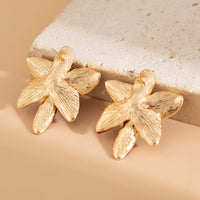 Thumbnail for Retro Red Enamel Flower Stud Earrings
