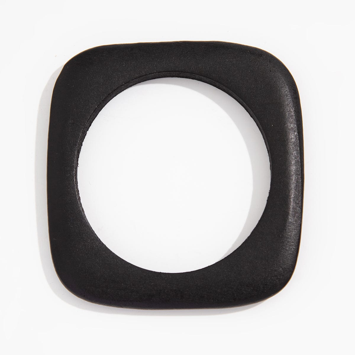 Retro Square Wood Bangle Bracelet