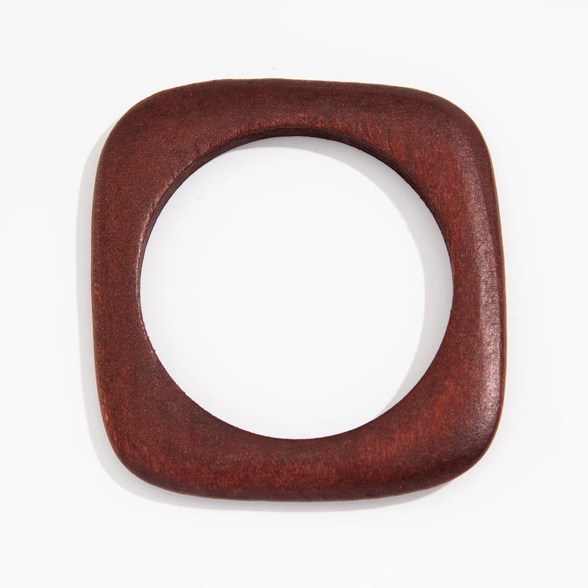 Retro Square Wood Bangle Bracelet