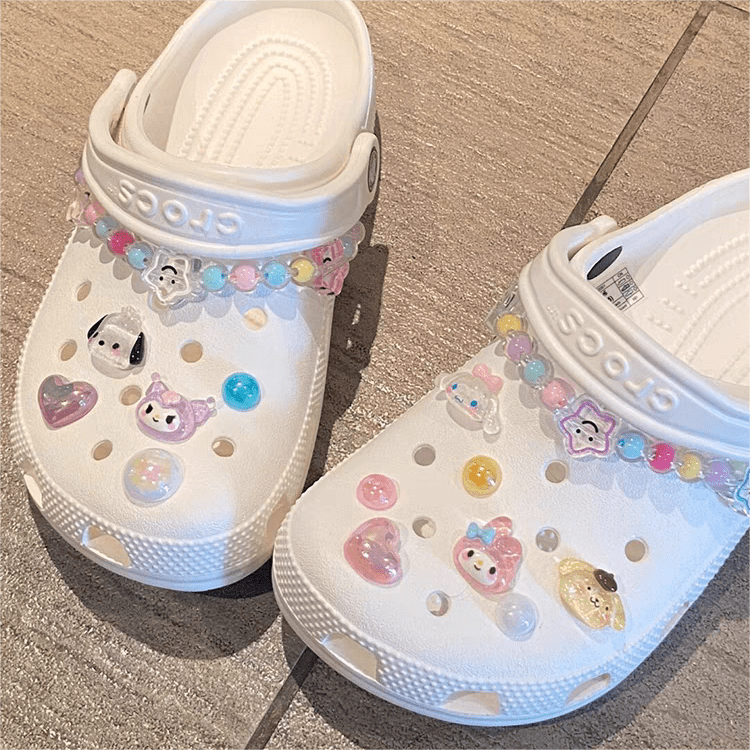 Sanrio Cute Crocs Sandals Decoration Shoe Charms - ArtGalleryZen