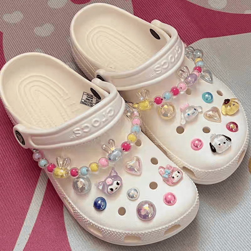 Sanrio Cute Crocs Sandals Decoration Shoe Charms - ArtGalleryZen