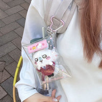 Thumbnail for Sanrio Cute Doll Storage Kpop Display Keychain Bag - ArtGalleryZen