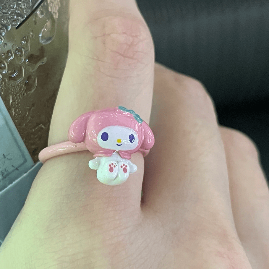 Sanrio Enamel My Melody Open Ring