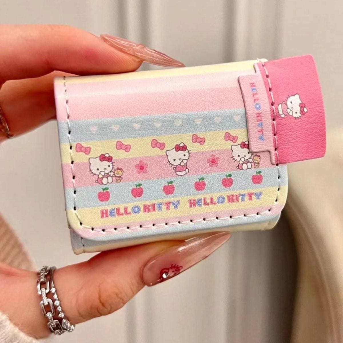 Sanrio Hello Kitty AirPods Earphone Leather Case