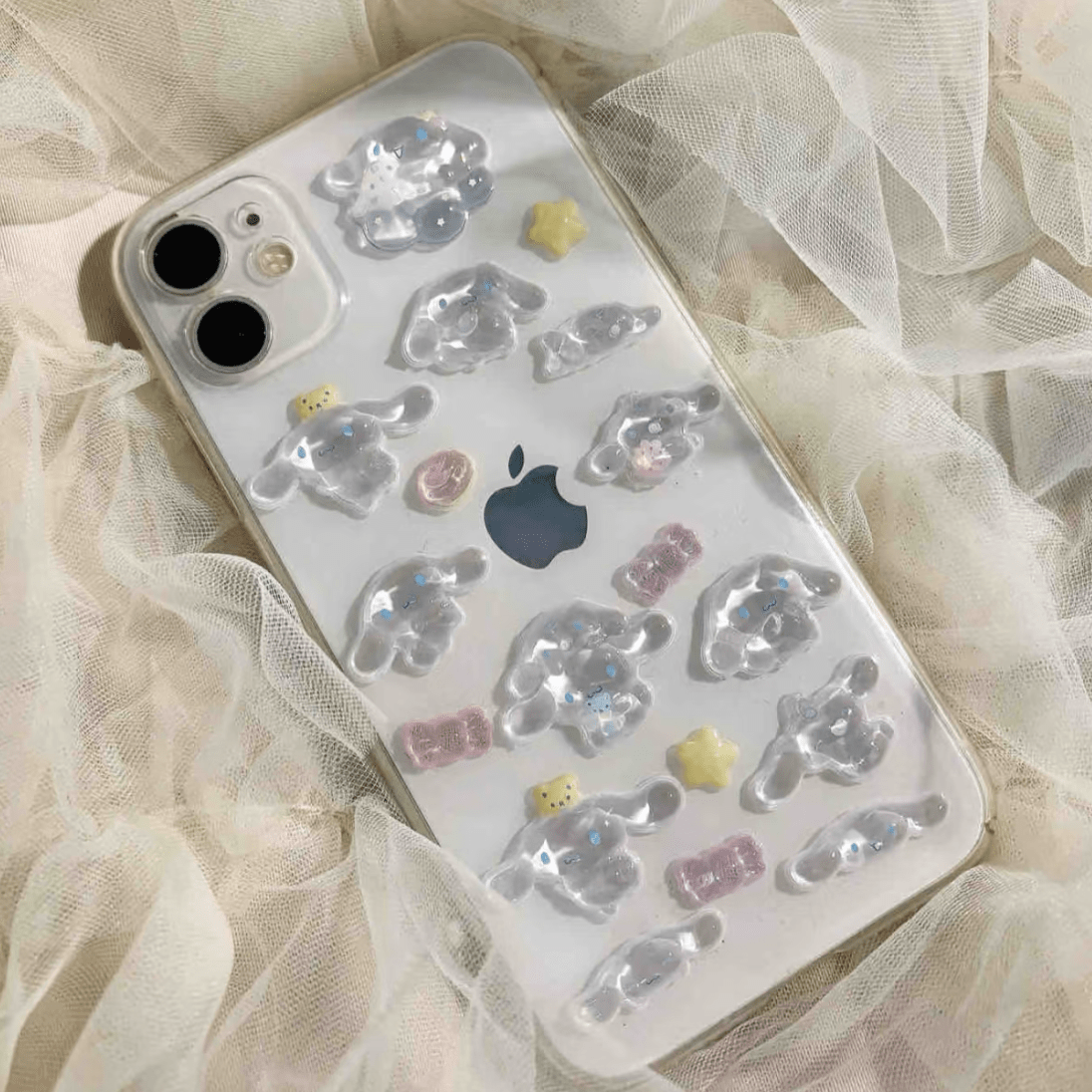 Sanrio Hello Kitty Cinnamoroll Crystal 3D DIY Decoration Stickers - ArtGalleryZen