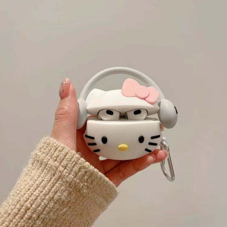 Sanrio Hello Kitty Silicone AirPods Earphone Case - ArtGalleryZen