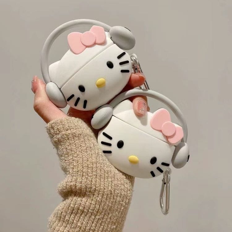 Sanrio Hello Kitty Silicone AirPods Earphone Case - ArtGalleryZen