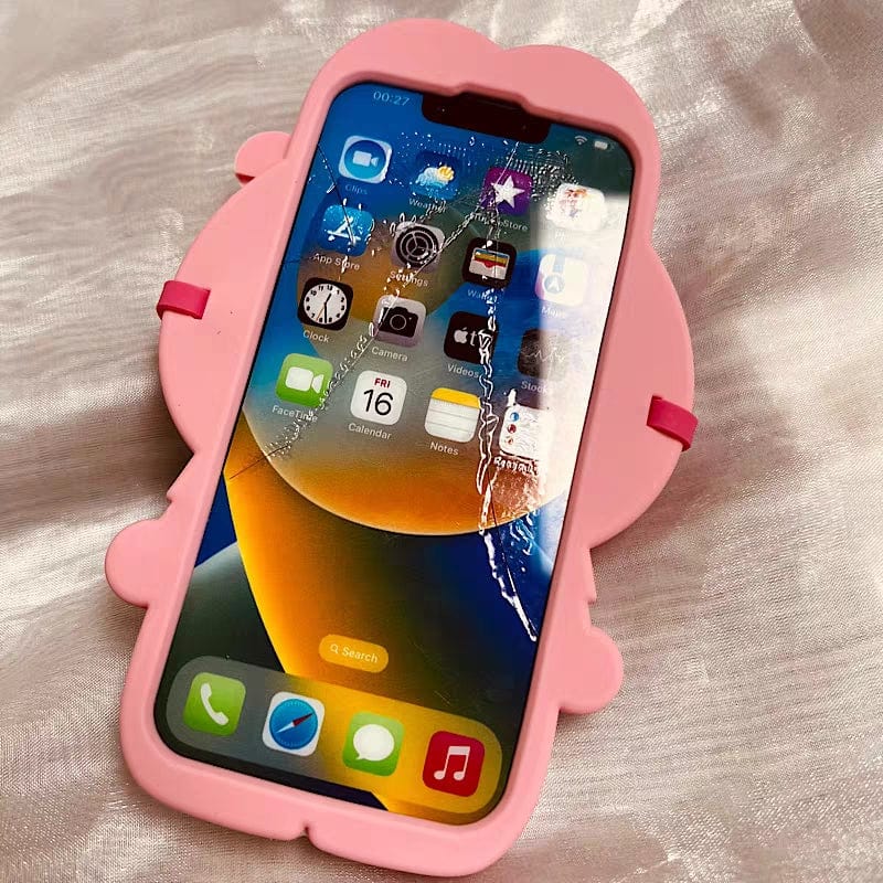 Sanrio Kuromi My Melody Wearing Sunglasses iPhone Case - ArtGalleryZen