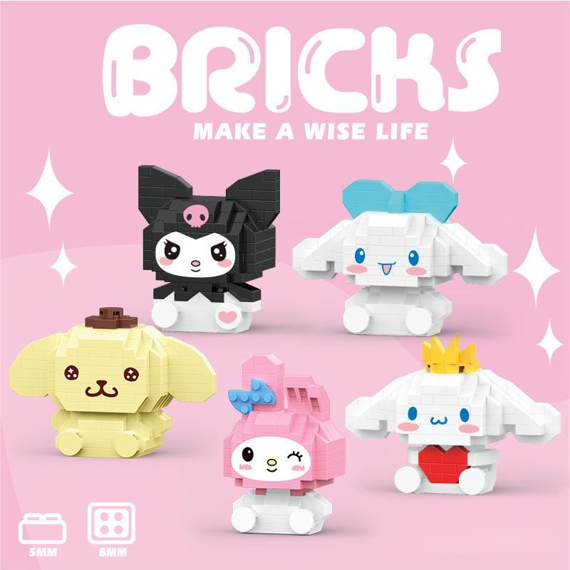 Sanrio LEGO Compatible Assembly Building Bricks - ArtGalleryZen