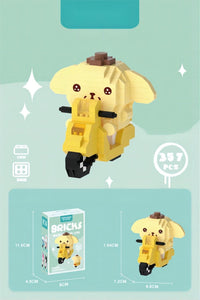 Thumbnail for Sanrio LEGO Compatible Motor To Go Building Bricks - ArtGalleryZen