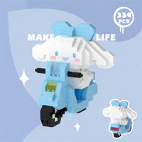 Thumbnail for Sanrio LEGO Compatible Motor To Go Building Bricks - ArtGalleryZen