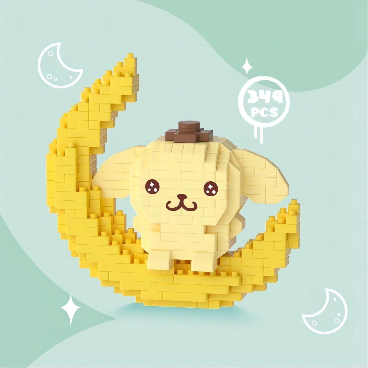 Sanrio LEGO Compatible On-The-Moon Building Bricks - ArtGalleryZen