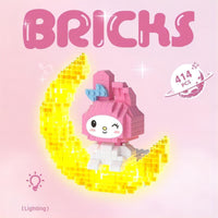 Thumbnail for Sanrio LEGO Compatible On-The-Moon Building Bricks - ArtGalleryZen