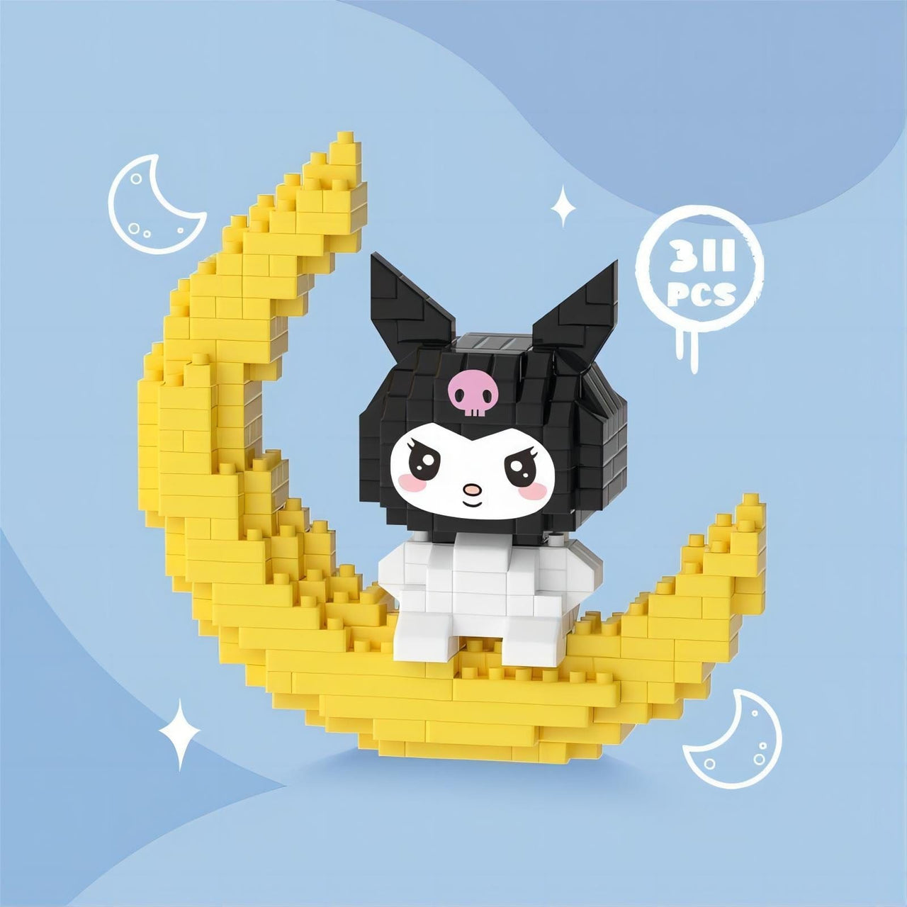 Sanrio LEGO Compatible On-The-Moon Building Bricks - ArtGalleryZen