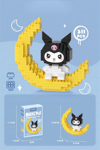 Thumbnail for Sanrio LEGO Compatible On-The-Moon Building Bricks - ArtGalleryZen