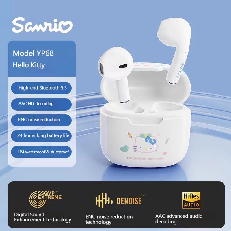 Sanrio Licensed Wireless Bluetooth Earphones - ArtGalleryZen