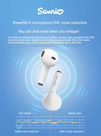 Thumbnail for Sanrio Licensed Wireless Bluetooth Earphones - ArtGalleryZen