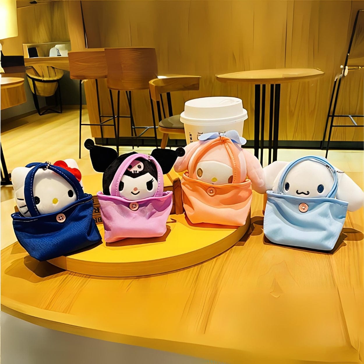 Sanrio Mini Handbag Plush Toy Keychain - ArtGalleryZen