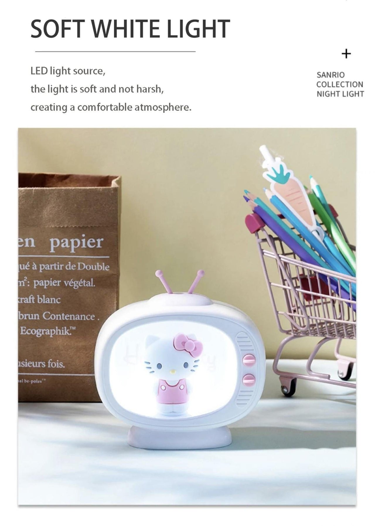 Sanrio Mini TV Night Light - ArtGalleryZen