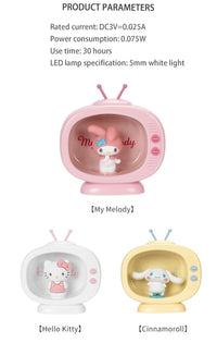 Thumbnail for Sanrio Mini TV Night Light - ArtGalleryZen