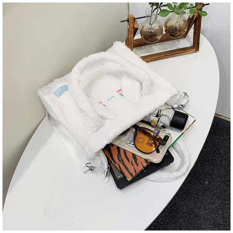 Sanrio Plush Crossbody Tote Bag - ArtGalleryZen