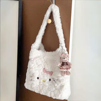 Thumbnail for Sanrio Plush Hello Kitty Shoulder Bag - ArtGalleryZen