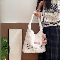 Thumbnail for Sanrio Plush Hello Kitty Shoulder Bag - ArtGalleryZen
