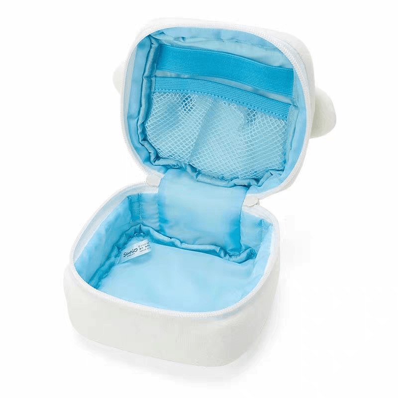 Sanrio Plush Small Square Bag Cosmetic Toiletry Bag Portable Travel Organizer - ArtGalleryZen