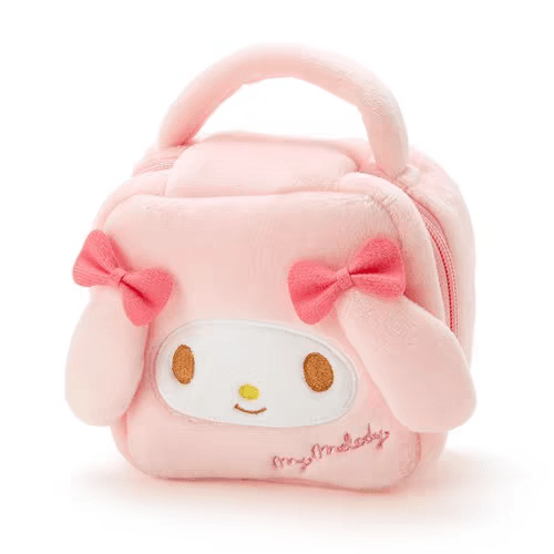 Sanrio Plush Small Square Bag Cosmetic Toiletry Bag Portable Travel Organizer - ArtGalleryZen