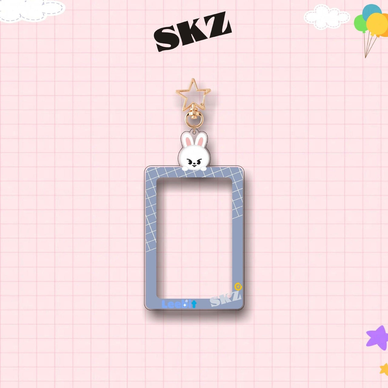 SKZ Kpop Keychain Acrylic Photocard Holder - ArtGalleryZen