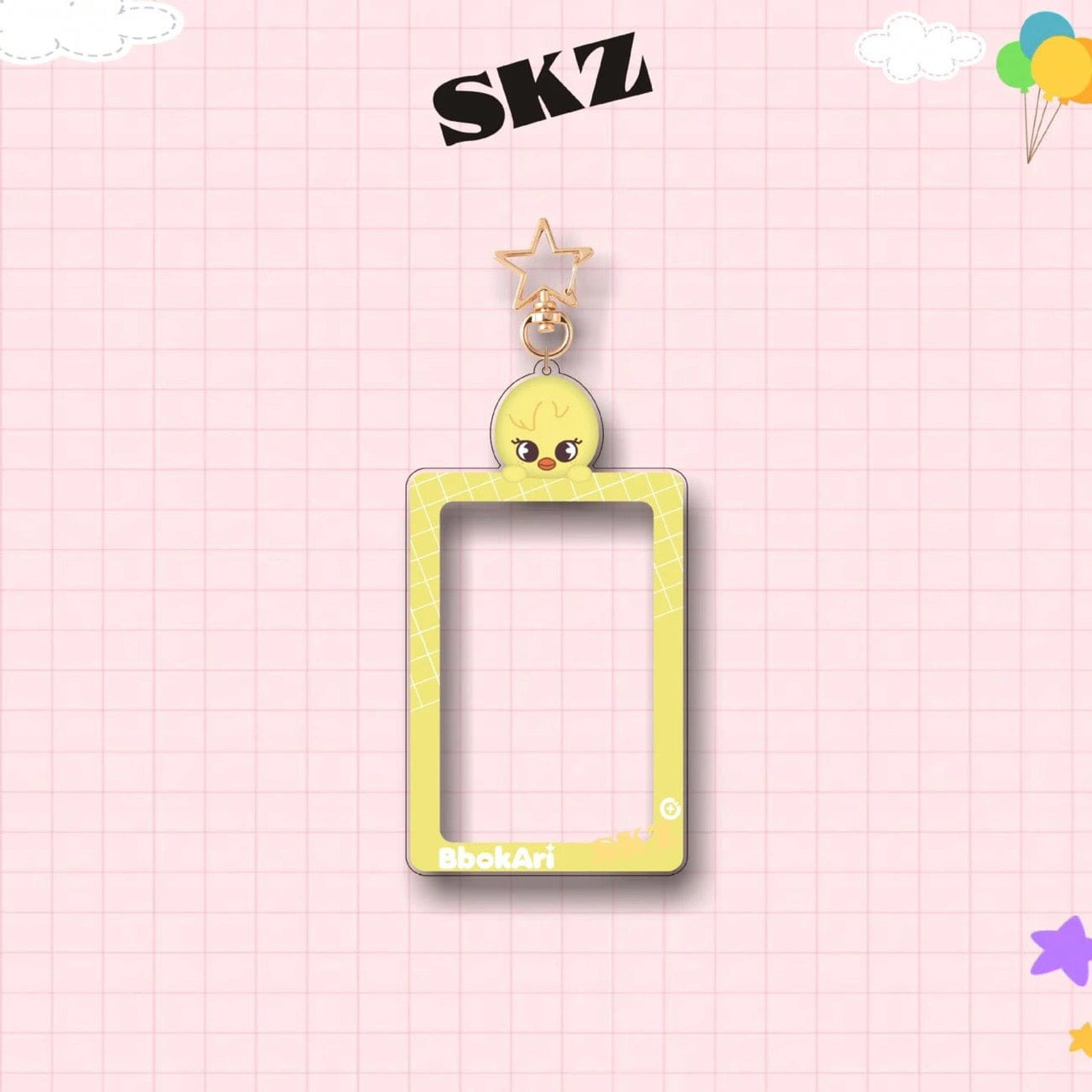 SKZ Kpop Keychain Acrylic Photocard Holder - ArtGalleryZen